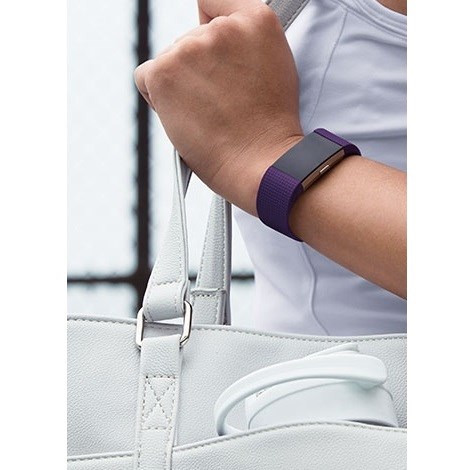 Fitbit Charge 2 Plum Silver Organizace času